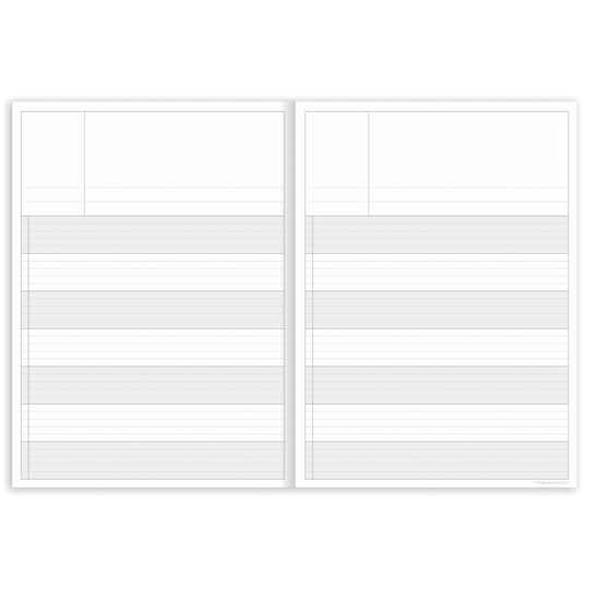 TF Publishing Professional Kraft 7.5" x10.25" Teacher Record Grade Book